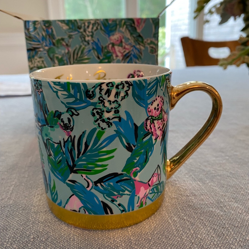Lilly Pulitzer Barking Up the Palm Tree Mug